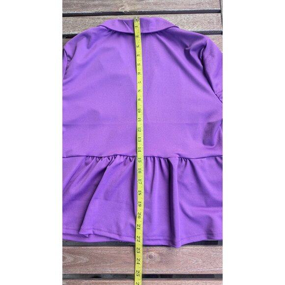πNWT Purple Two-Piece Suit β Medium Top, Large Skirt - Picture 5 of 10